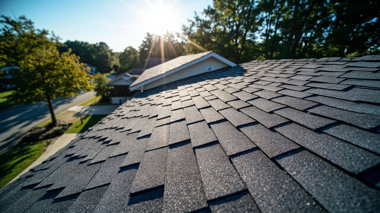 Repaired roof after storm restoration Sherwood AR